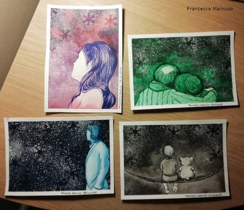 Snowflakes - Postcards set by Francesca Mancuso