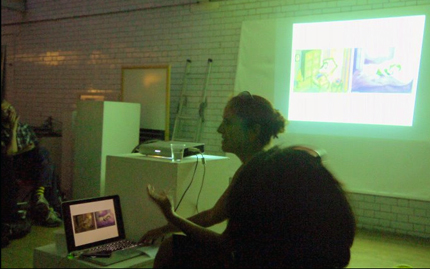 Francesca Mancuso's talk at Laydeez Do Comics