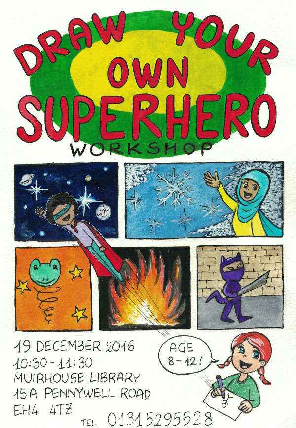 Francesca Mancuso - comics - Superhero workshop